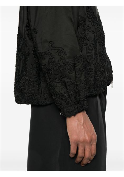 Giacca con ricamo in nero Song For The Mute - uomo SONG FOR THE MUTE | 251MJK100BLK
